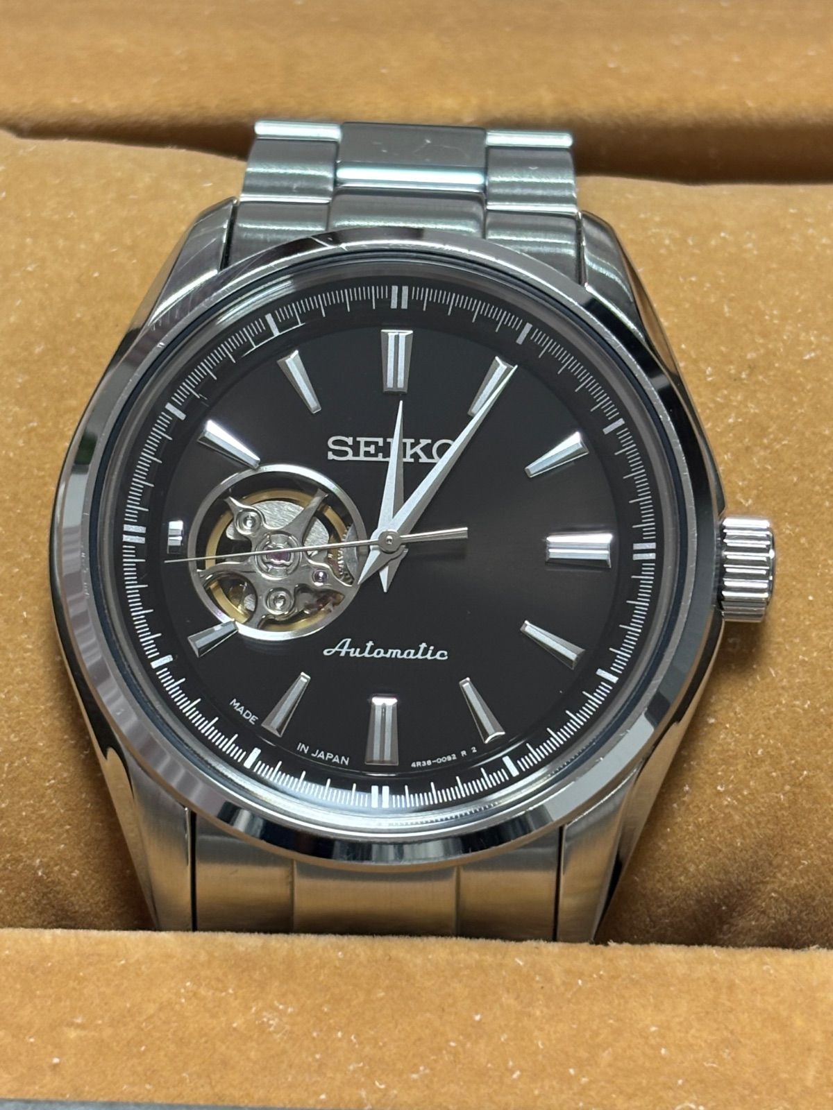 セイコーSEIKOプレサージュSARY 053自動巻き時計 サファイアガラス