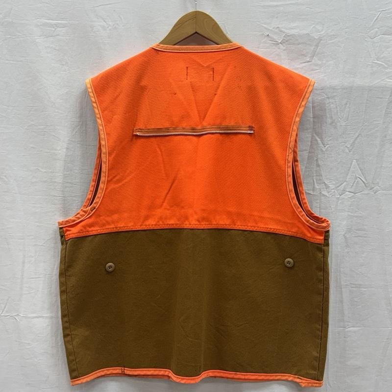 古着 SAFTBAK 70年代 ビンテージ ハンティング ベスト PRIDE ZIP 70s 