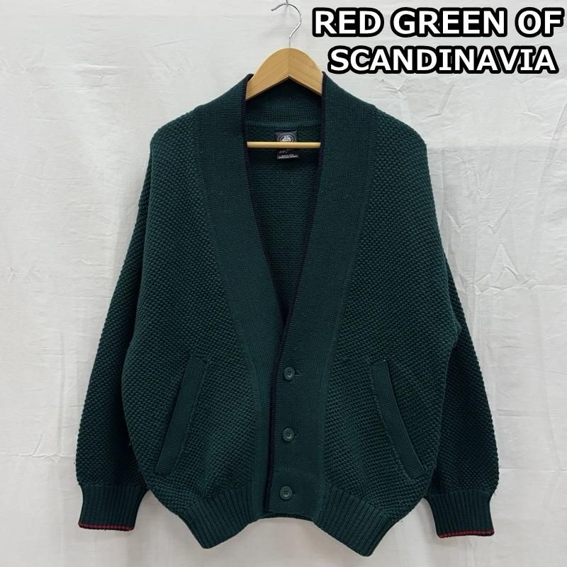 古着 RED GREEN OF SCANDINAVIA デンマーク製 ウール ニット