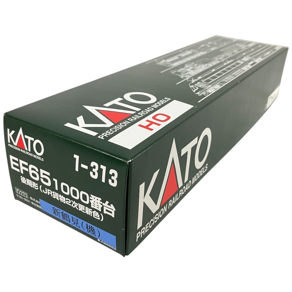 カトーHO1-313ゲージEF65ㅡ1000後期型JR貨物 KATO 1-313 EF65形1000番台 電気機関車 後期形 JR貨物2次更新色 HO