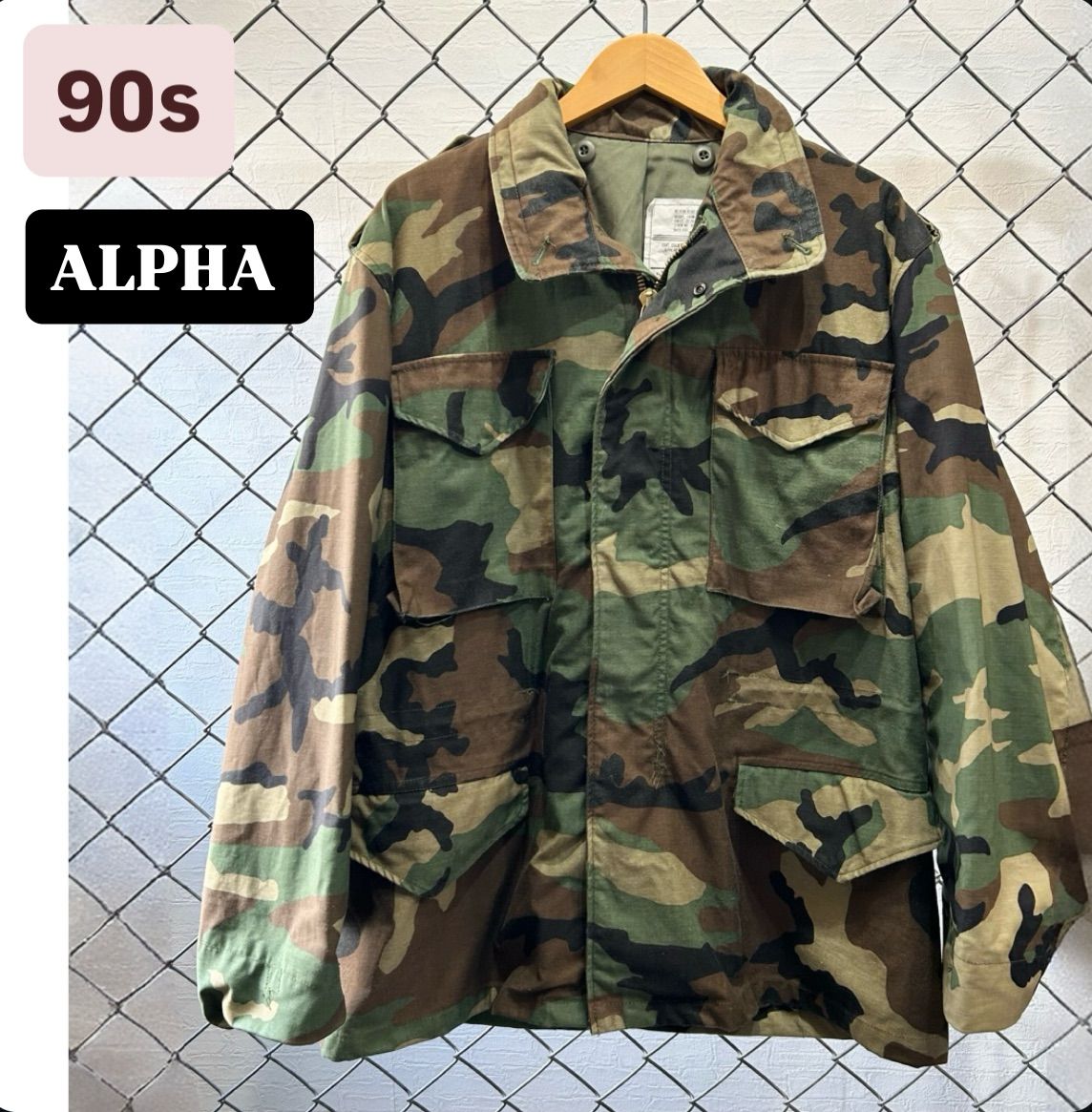 90s ALPHA ALPHA INDUSTRIES M-65 フィールドジャケット maid in USA