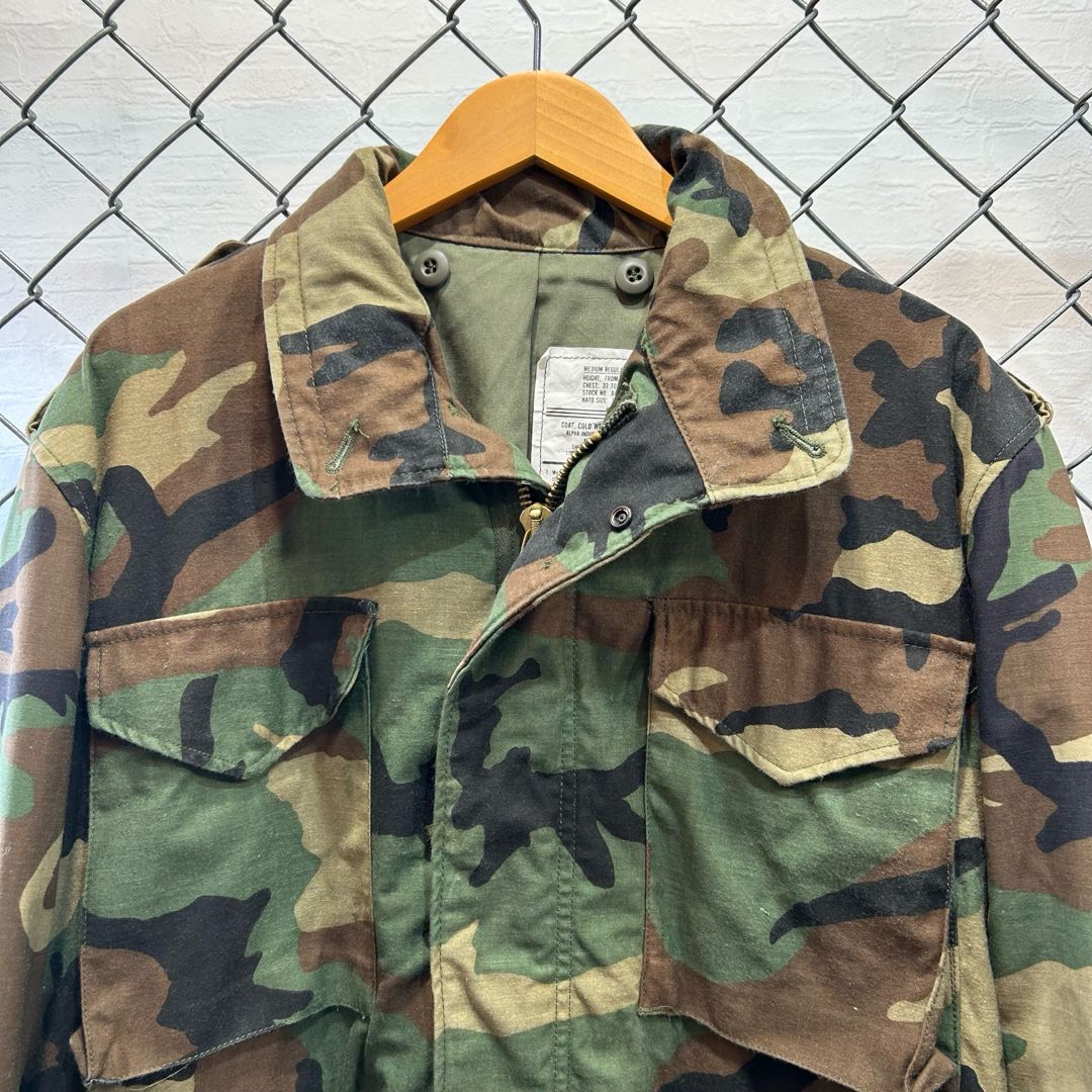 90s ALPHA ALPHA INDUSTRIES M-65 フィールドジャケット maid in USA