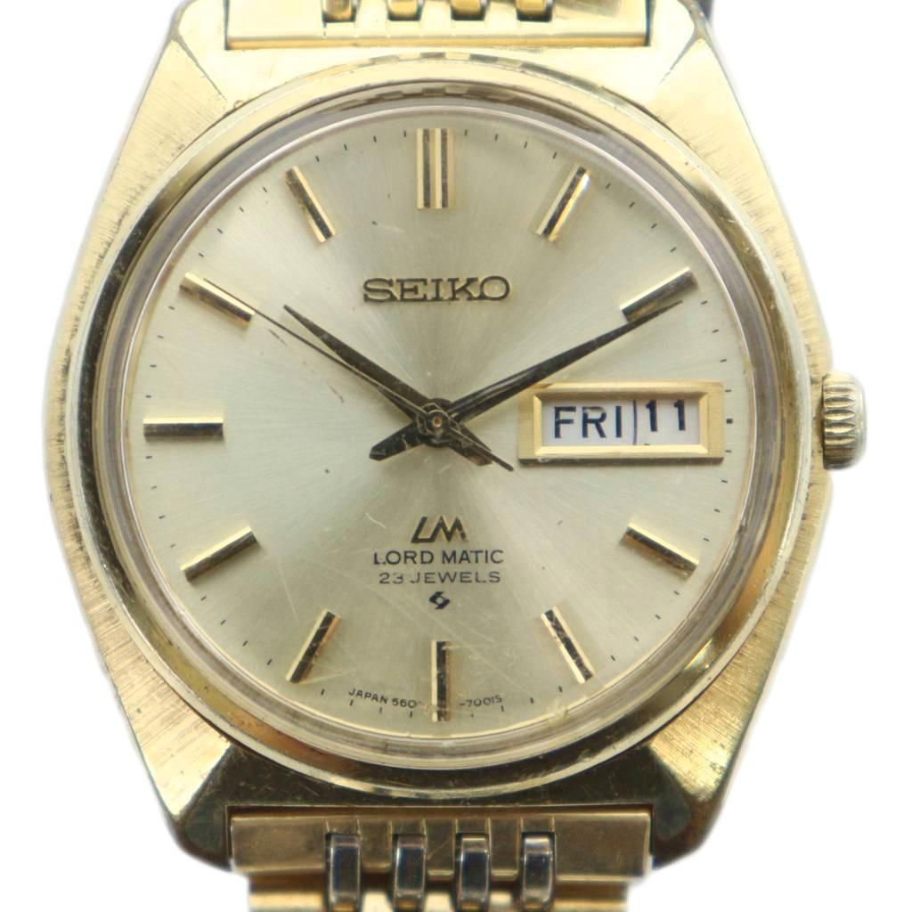 SEIKO 自動巻き時計 ゴールド　ロードマチック5606-7000 SEIKO 自動巻き時計 ゴールドロードマチック5606-7000