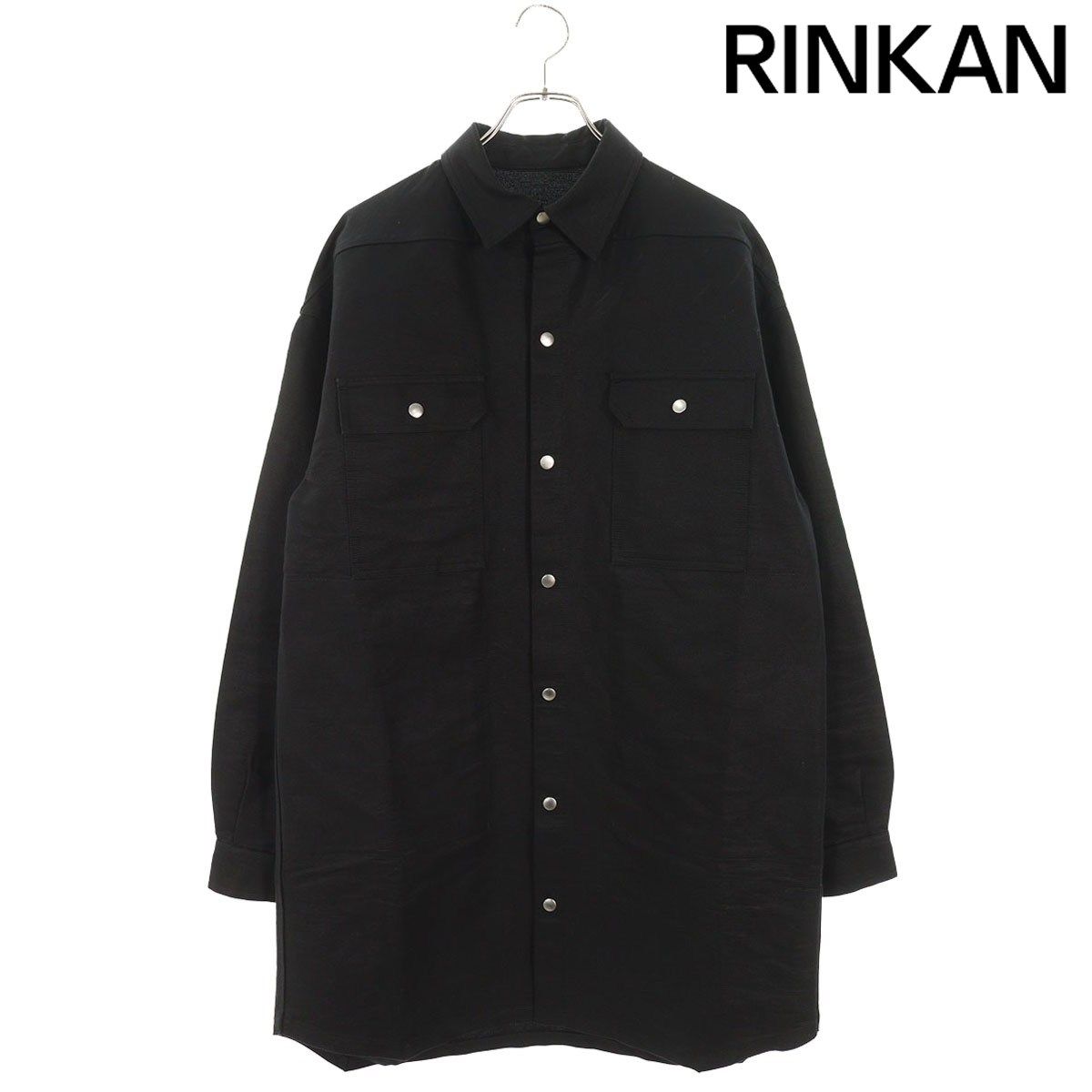 リックオウエンス RU01D3728-FC ロングアウター長袖シャツ メンズ 46