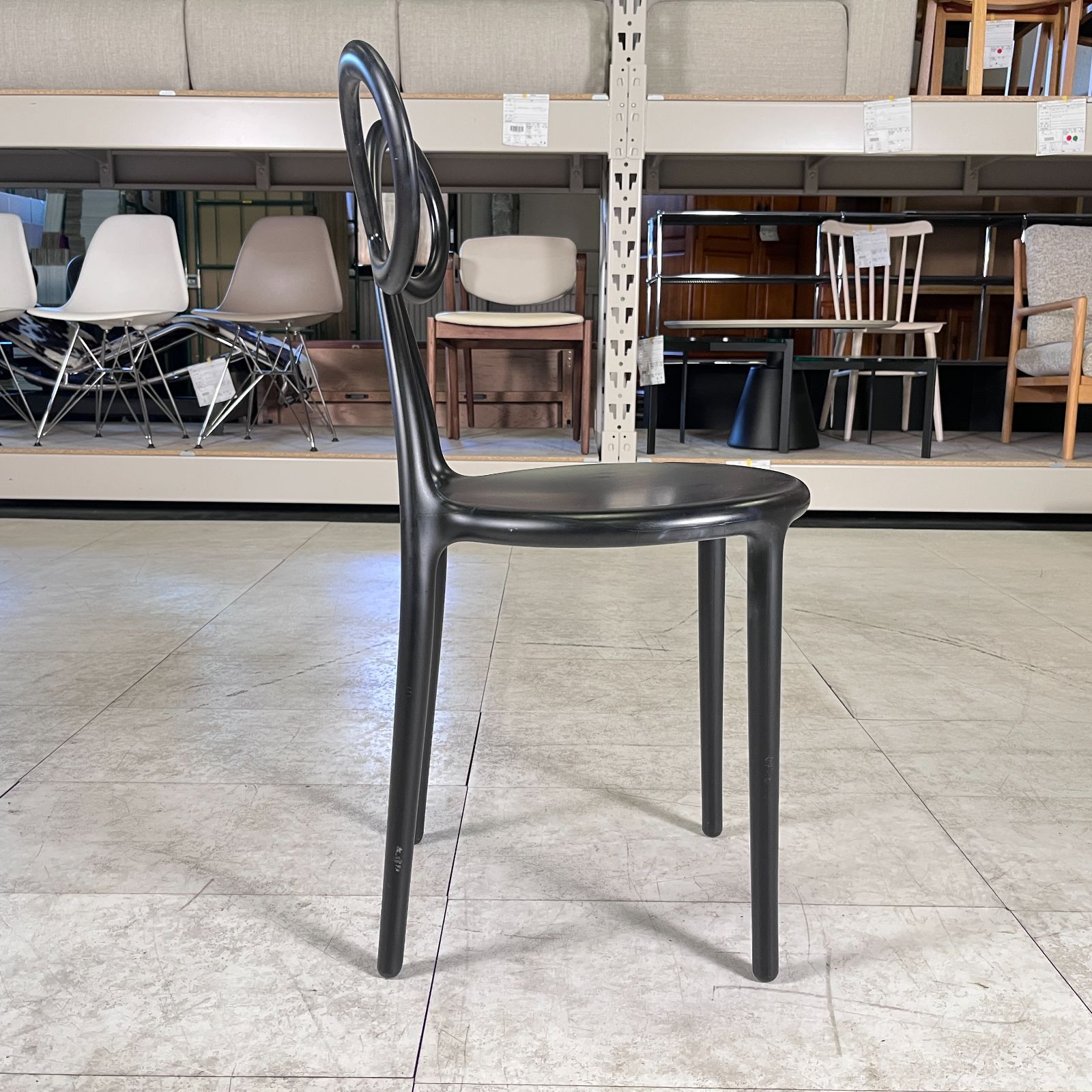 Francfranc デザインリボンチェア 45.5×50cm インテリアのアクセントに 
