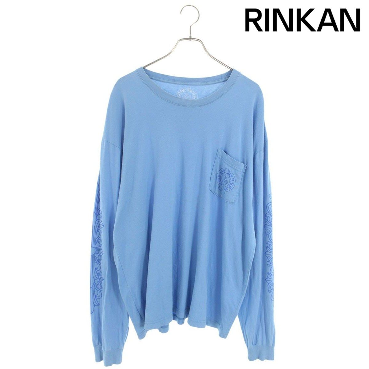 クロムハーツ サイズ:XXL  CH L S LTD マイアミ限定袖フローラルプリント長袖カットソー 中古 OS06 クロムハーツ CH L/S LTD マイアミ限定袖フローラルバックホースシュー