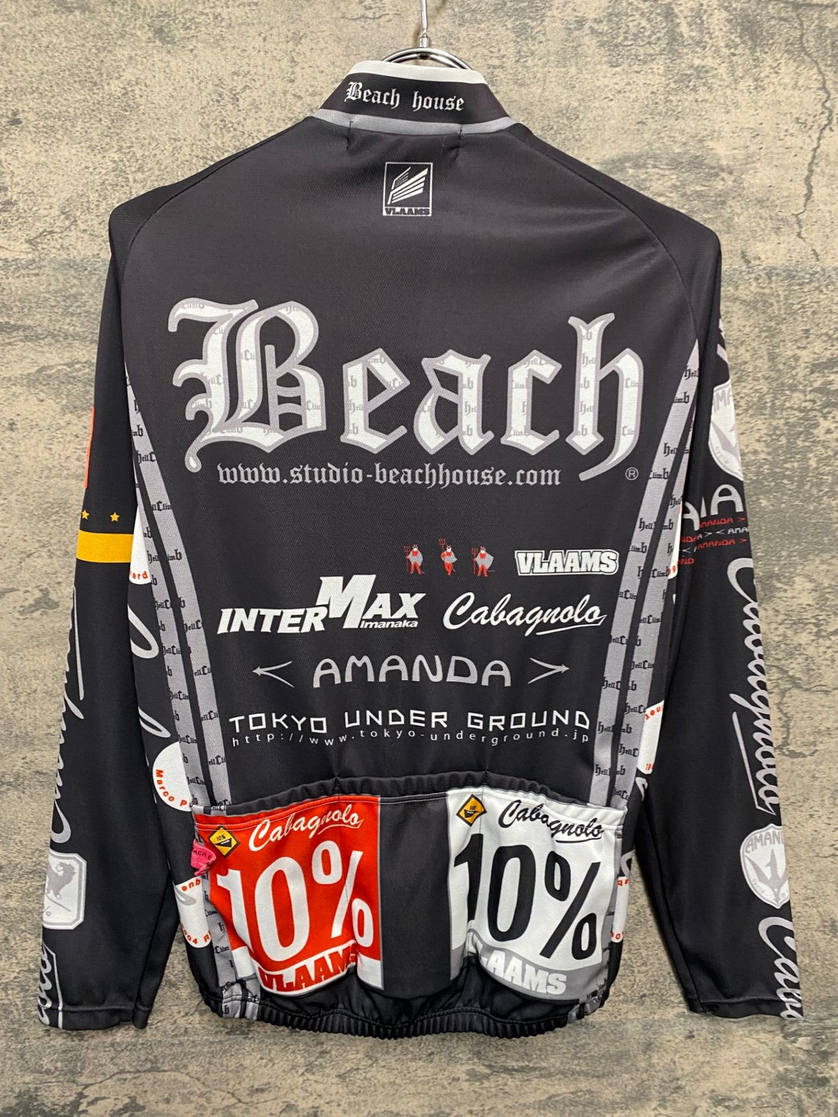 パンダーニ Pandani 長袖サイクルジャージ　未使用　XS パンダデザインが可愛らしいジャケット＆薄長袖ジャージ パンダーニ