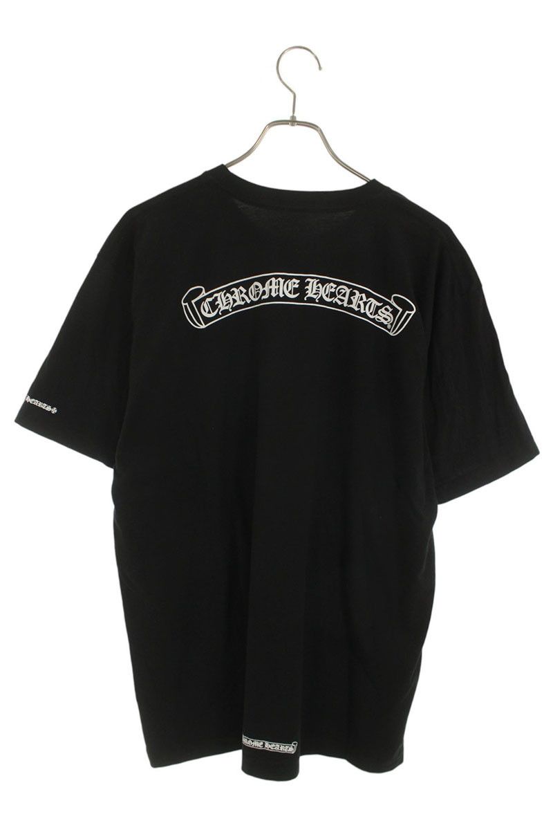 クロムハーツ CH T-SHRT 1 スクロールラベルプリントTシャツ メンズ XL