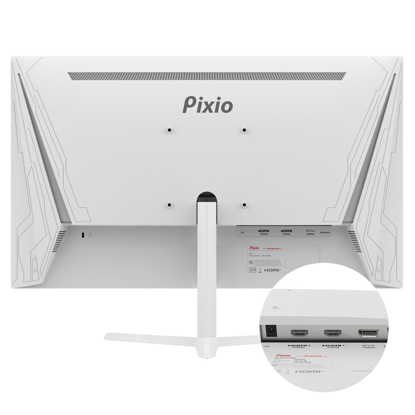 ジャンク品】Pixio PX248 Prime Plus White液晶ディスプレイ PX248PPWH