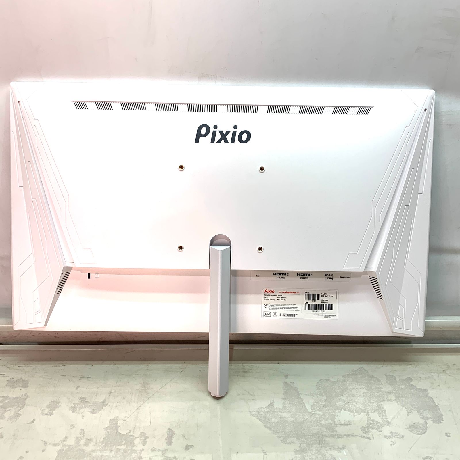 ジャンク品】Pixio PX248 Prime Plus White液晶ディスプレイ PX248PPWH