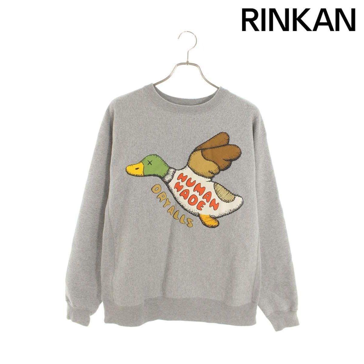 ヒューマンメイド キャラクタープリントクルーネックスウェット メンズ