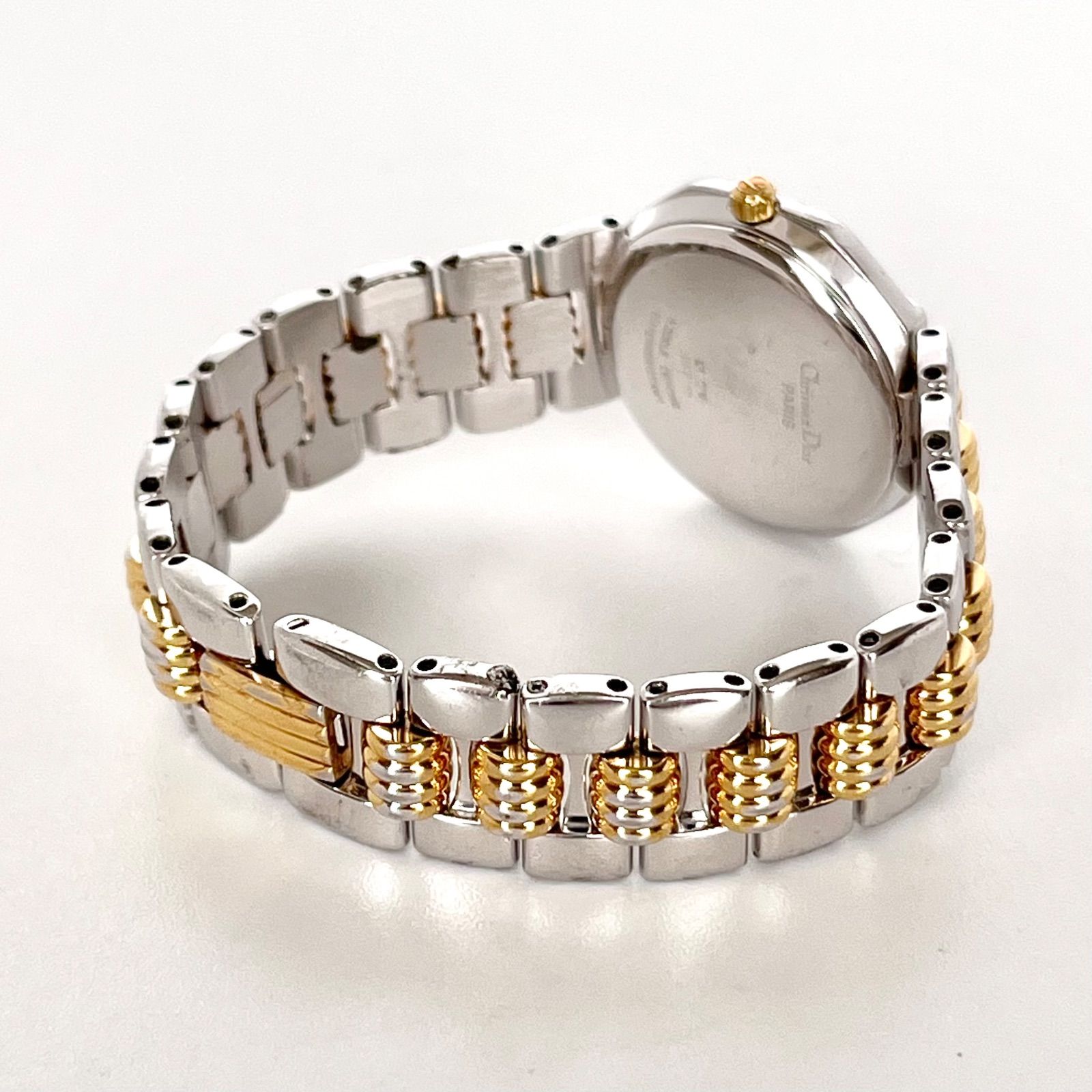 クリスチャンディオール Dior レディース腕時計 磨き済み 電池新品 2006 クリスチャンディオール レディース 腕時計 磨き済み 美品】Christian