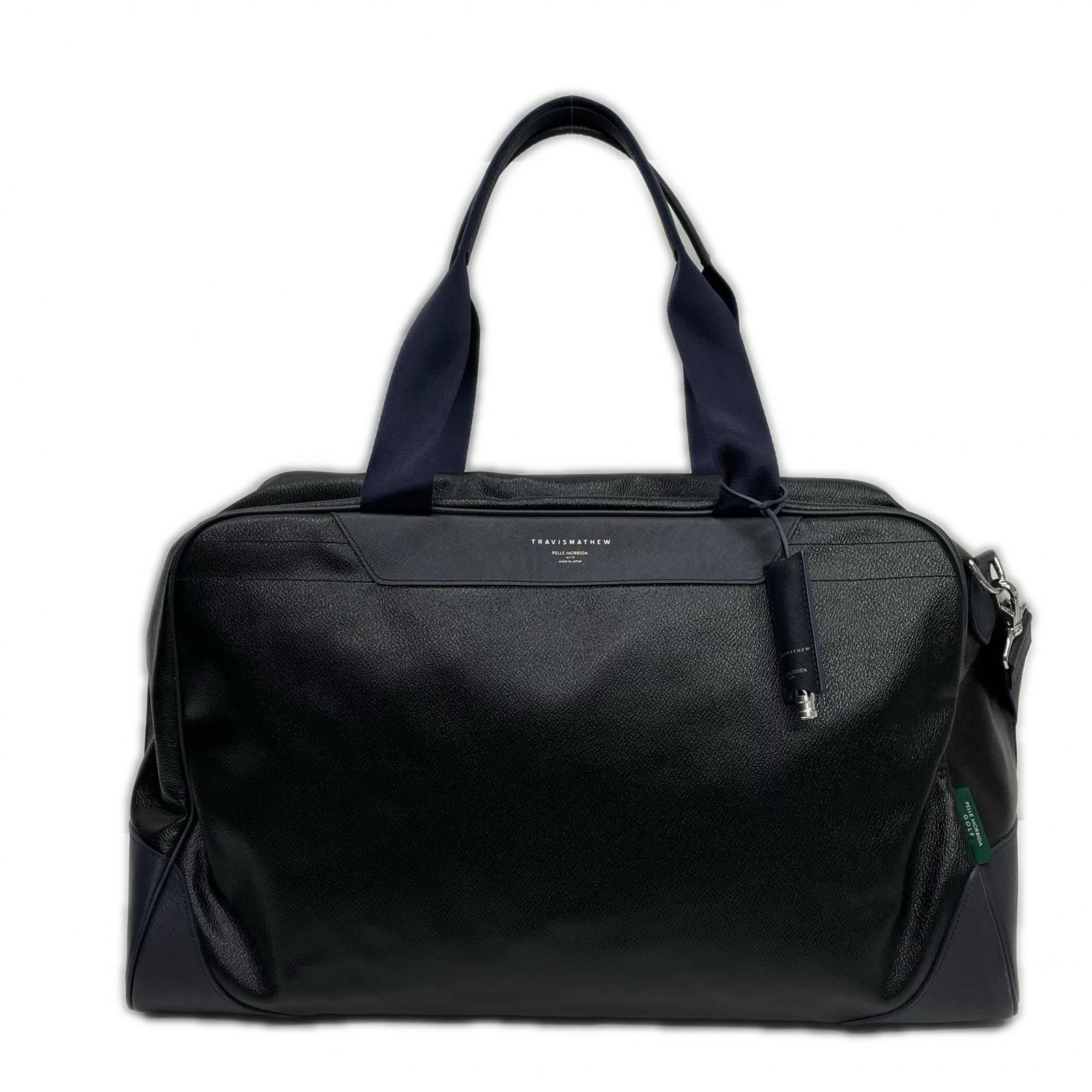 トラビスマシュー TRAVIS MATHEW ボストンバッグ 黒 ロッカーバッグ スタイリッシュ ショルダーベルト ホイッスル付