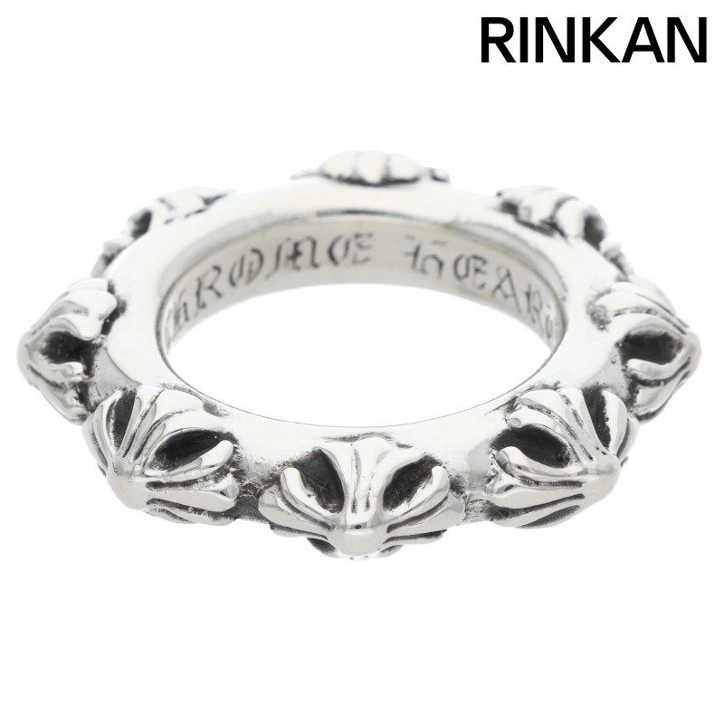 クロムハーツ CROSS BAND/クロスバンド シルバーリング メンズ 9号