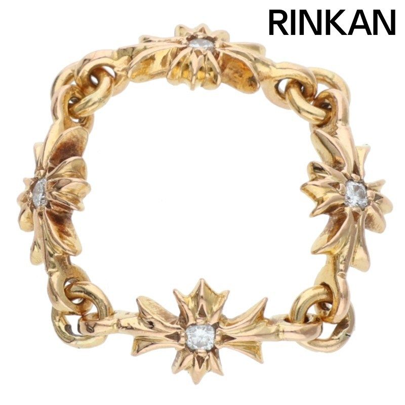 クロムハーツ 22k クロムハーツ 22K RING TNY E CH PLS/タイニーECH