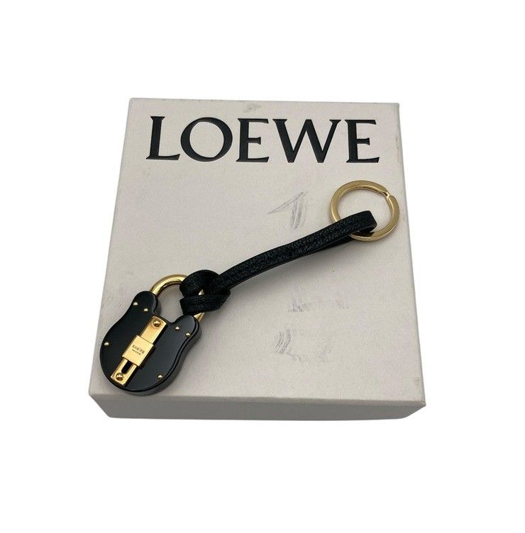 LOEWE ロエベ パドロック型 キーホルダー チャーム 中古 D4 - メルカリ