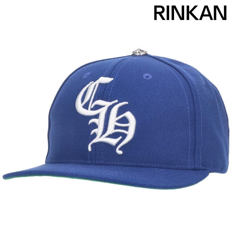 クロムハーツ CH HAT CHロゴ刺繍ベースボールキャップ メンズ ONE SIZE