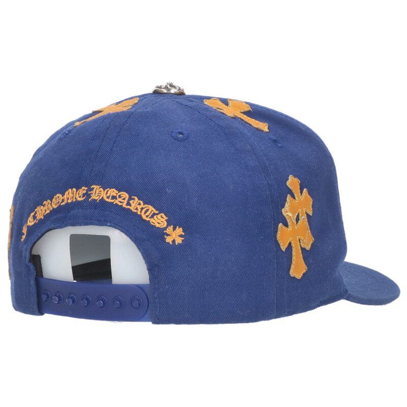 クロムハーツ CH HAT CH刺繍クロスパッチベースボールキャップ メンズ