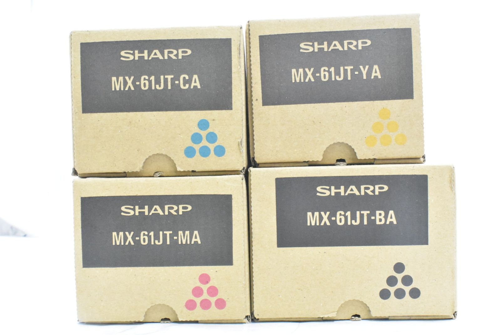 ♥ シャープ トナー MX-61 JT-BA|CA|MA|YA シアン マゼンタ イエロー ブラック -D-N 24-byebye