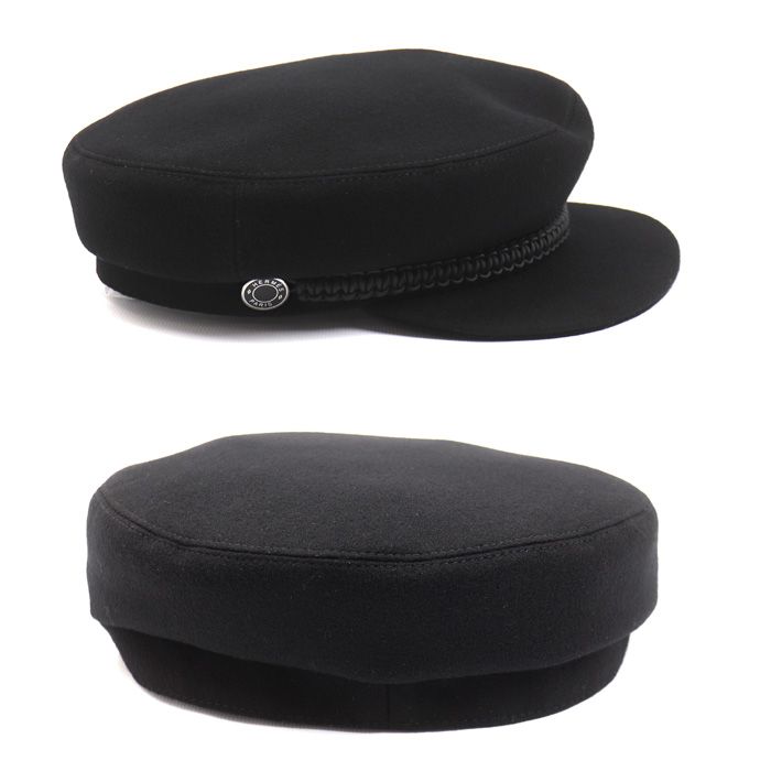 HERMES エルメス　キャスケット　ドーヴィル　サイズ57 HERMES エルメス ドーヴィル キャスケット ブラック 57 レディース