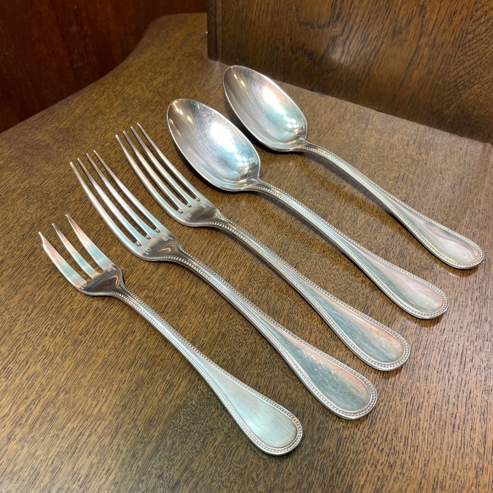 CHRISTOFLE クリストフル マルメゾン スプーン フォーク 5点セット 