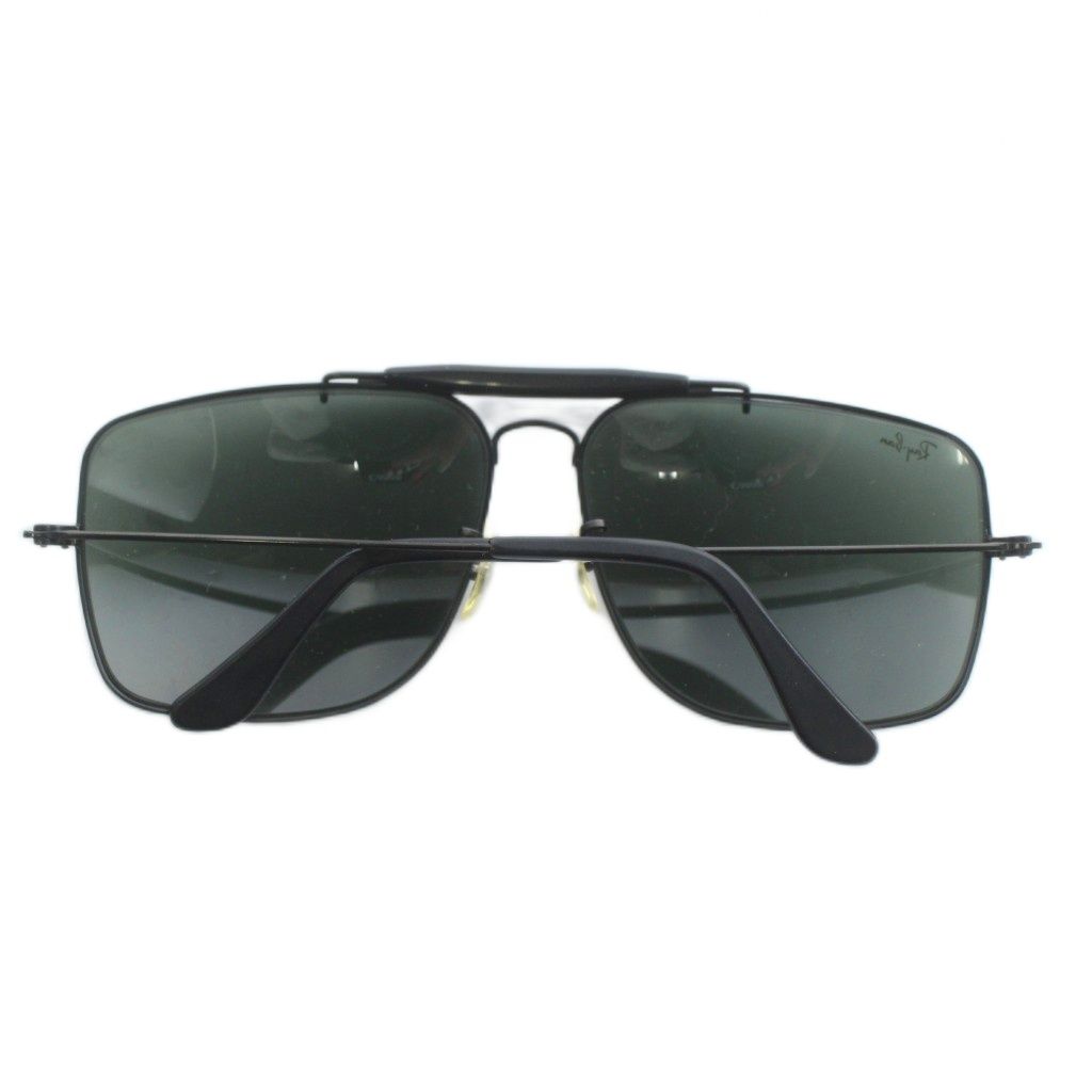 レイバン B&amp;L 眼鏡 サングラス メタルフレーム ツーブリッジ 黒 RB3447 002/R5 47 レイバン Ray-Ban ROUND METAL ラウンドメタル
