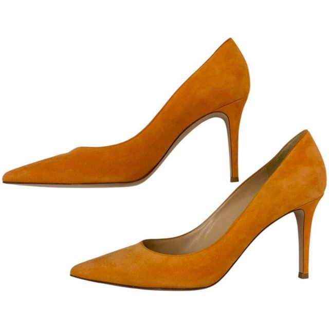 Gianvito Rossi GIANVITO85 24580 スエードパンプス サイズ38(約24.5cm