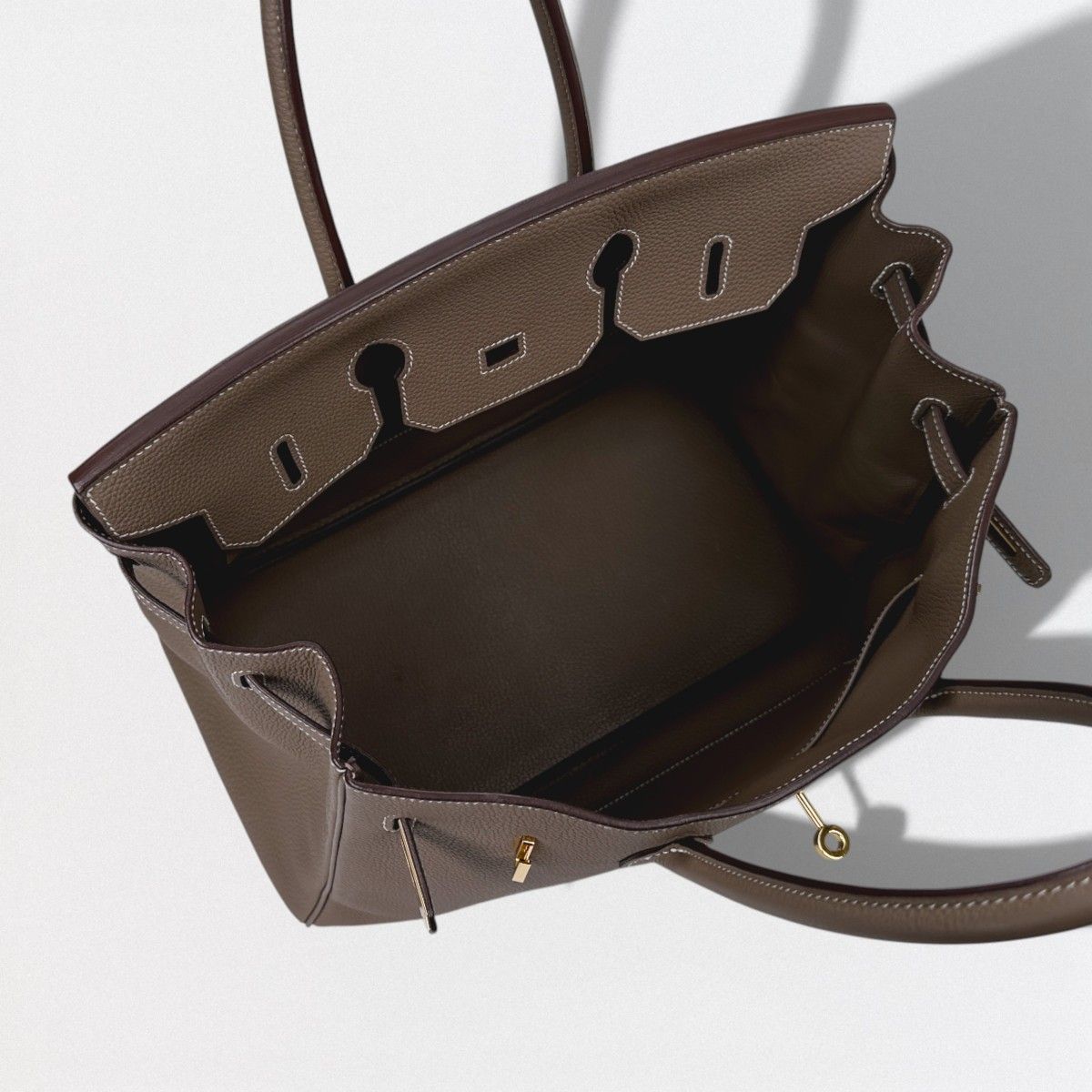 エルメス HERMES バーキン35 バーキン 35 バッグ トートバッグ トゴ エトゥープ Etoupe グレー gray ゴールド金具 ハンドバッグ エルメス HERMES バーキン35 バーキン 35 バッグ トートバッグ トゴ