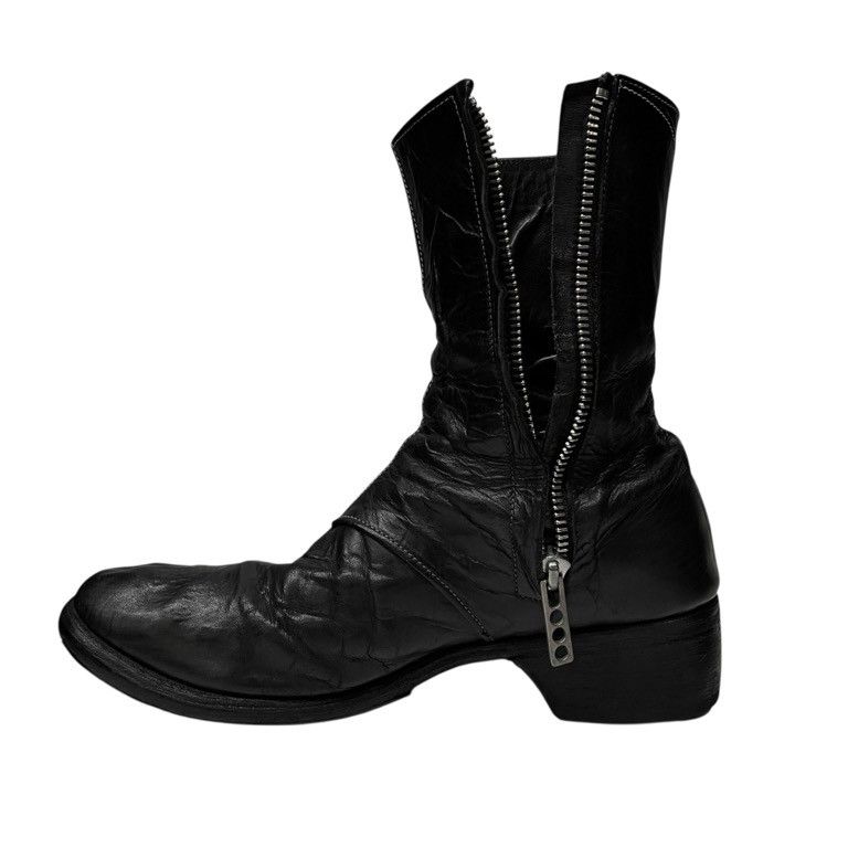 Obscur 16AW ホースレザーサイドジップロングヒールブーツ 希少