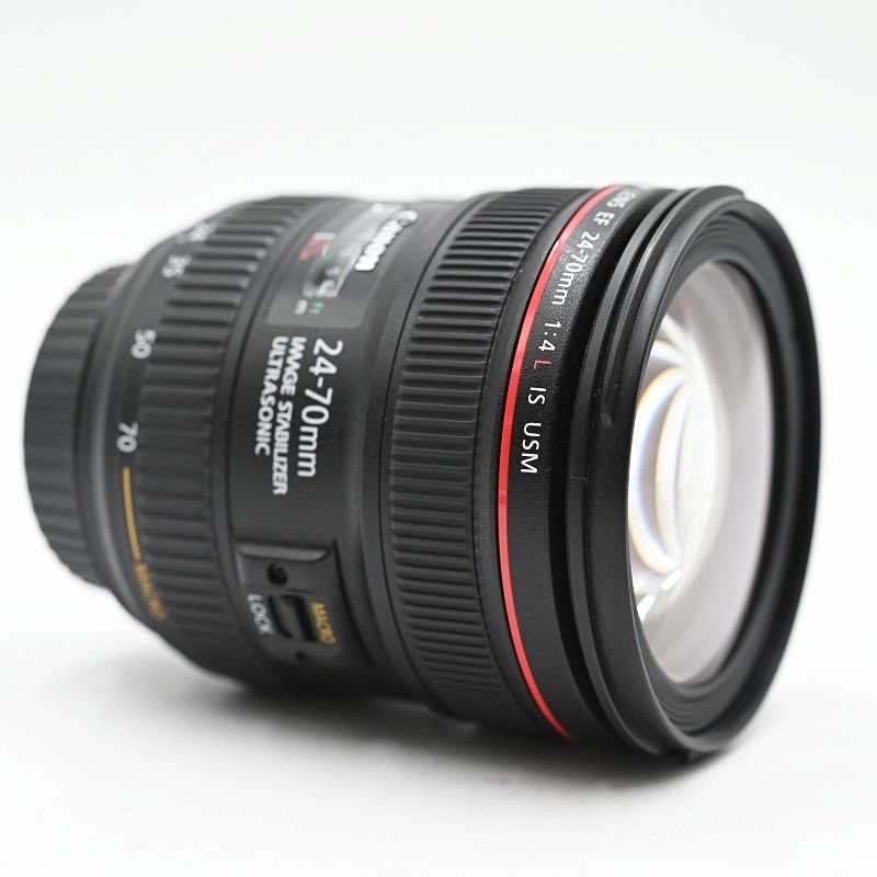 Canon キヤノン 標準ズームレンズ EF 24-70 mm F 4 L IS USM フルサイズ対応 交換レンズ
