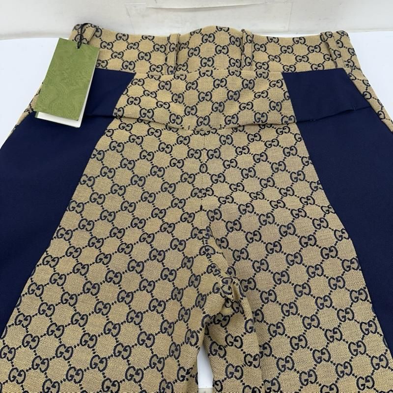 グッチ 中綿入り GG キャンバス パンツ 721764 ZAKYZ メンズ 46