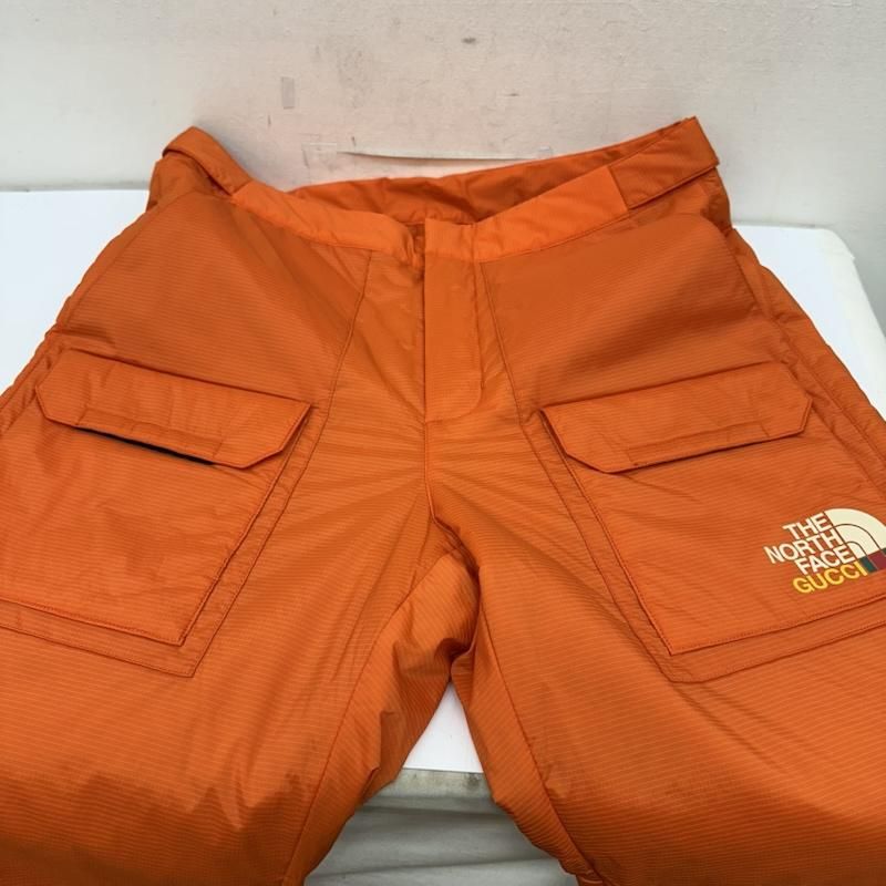 グッチ 21AW THE NORTH FACE ナイロン 中綿 カーゴ パンツ 663764 