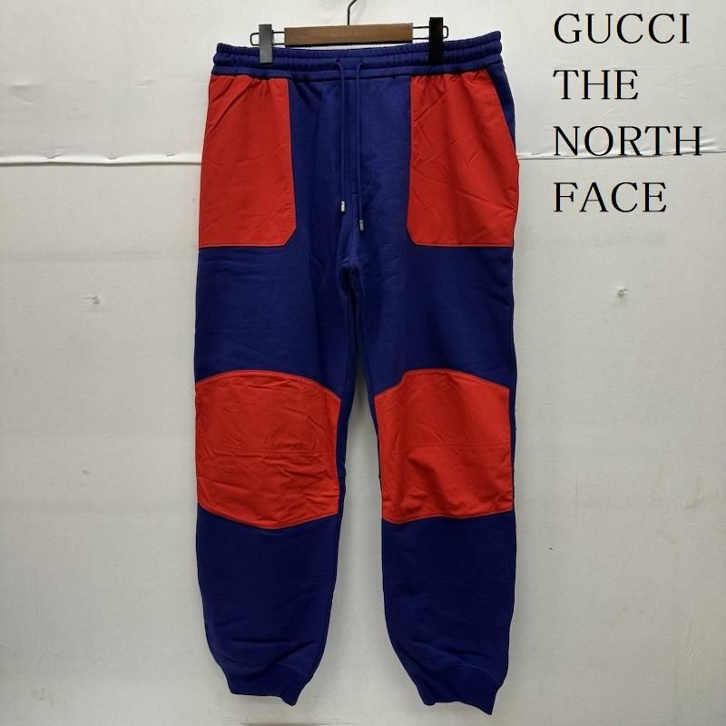グッチ 21 AW THE NORTH FACE ナイロン 切り替え スウェット パンツ 671463 XJDRN メンズ XL ISItems 古着