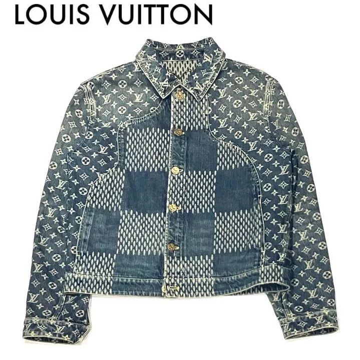 LOUIS VUITTON ルイヴィトン ジャイアントダミエモノグラムNIGO デニムジャケット