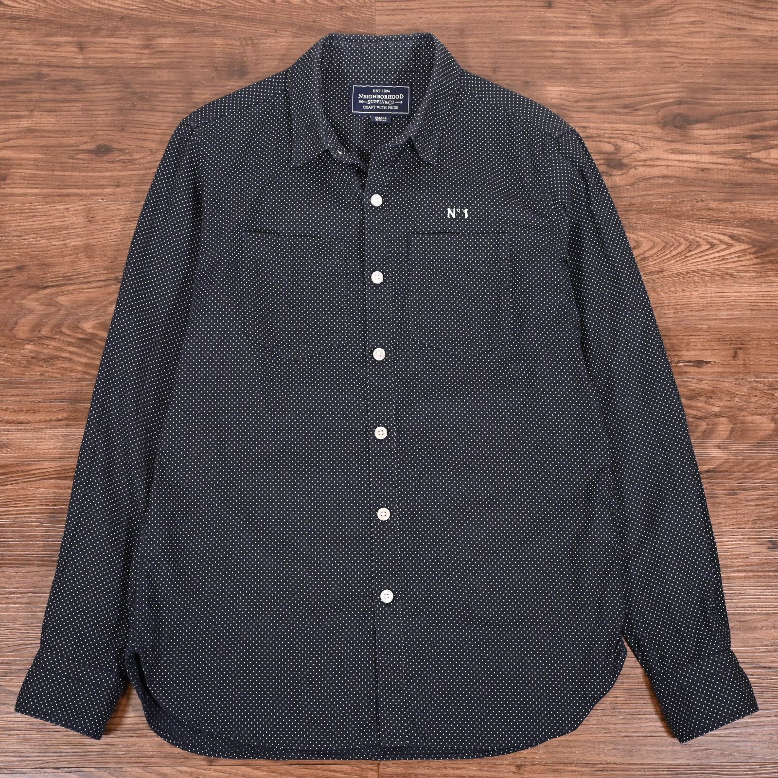 ネイバーフッド NEIGHBORHOOD 長袖シャツ チェックシャツ XL 黒 