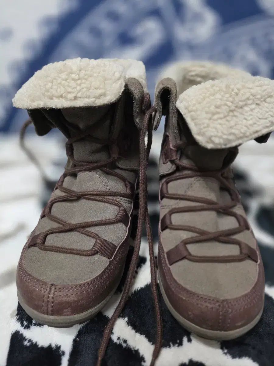 MERRELL メレル 茶色 ファー 裏地 ブーツ