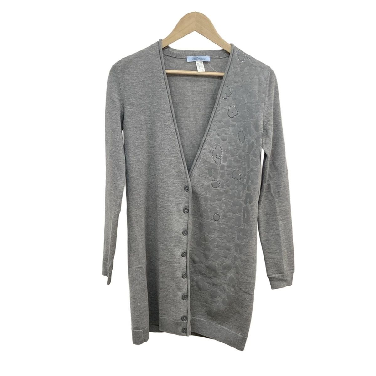 BLUMARINE(ブルマリン) カーディガン レディース美品 - グレー 長袖