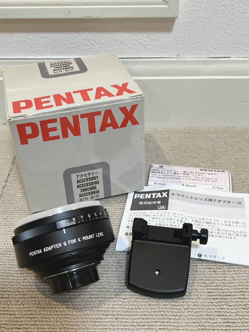 PENTAX K マウントレンズ用アダプター Q ペンタックス