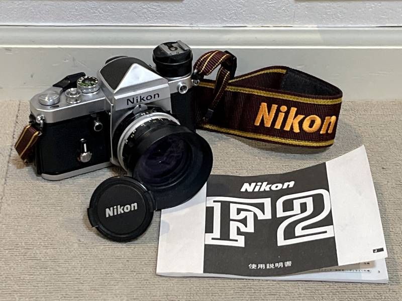 ① Nikon F2 一眼レフ フィルムカメラ NIKKOR-H Auto 1:3.5 f＝28