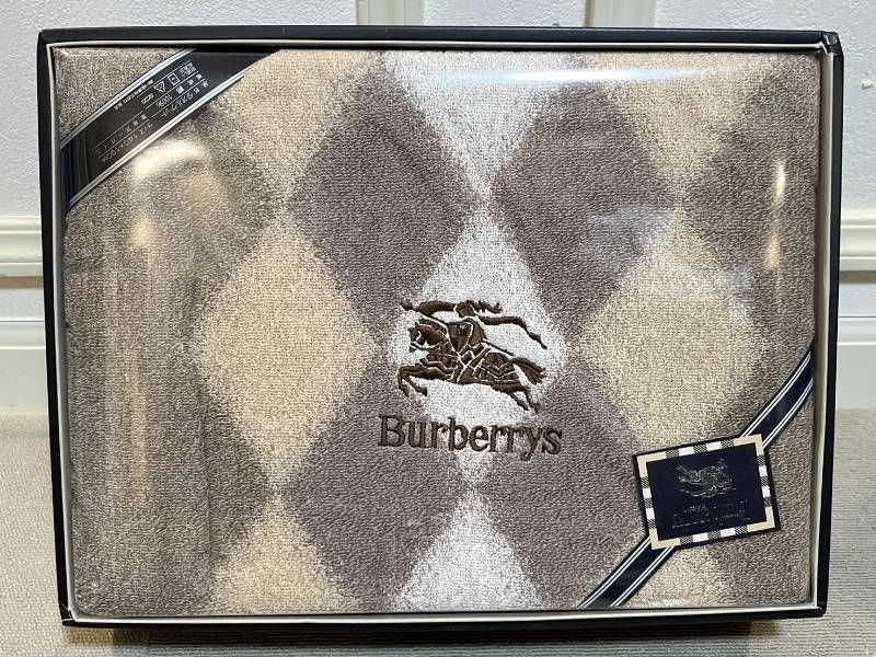 Burberrys タオルケット アーガイル 西川 バーバリー - メルカリ