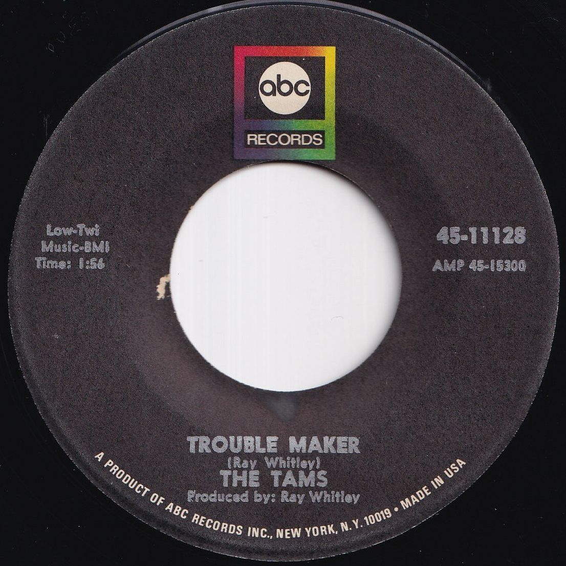 Tams Trouble Maker / Laugh At The World ABC US 45-11128 213658
