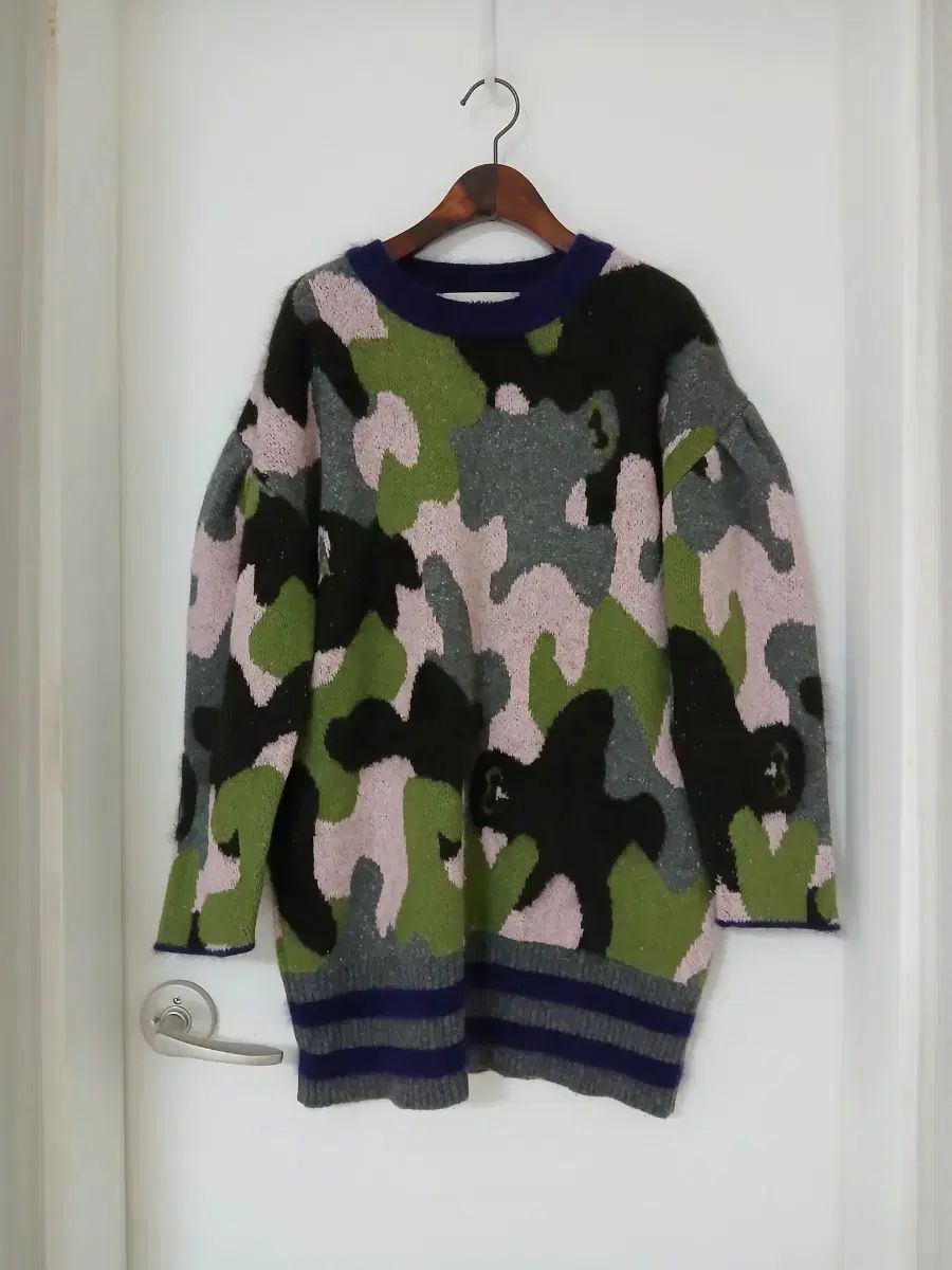 LUCKY CHOUETTE ラッキーシュエトゥ カモフラージュ パータン ニット セーター