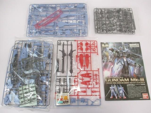  未組立 プラモデル バンダイ RE 100 1 機動戦士Zガンダム ガンダムMk III プラモデル おもちゃ