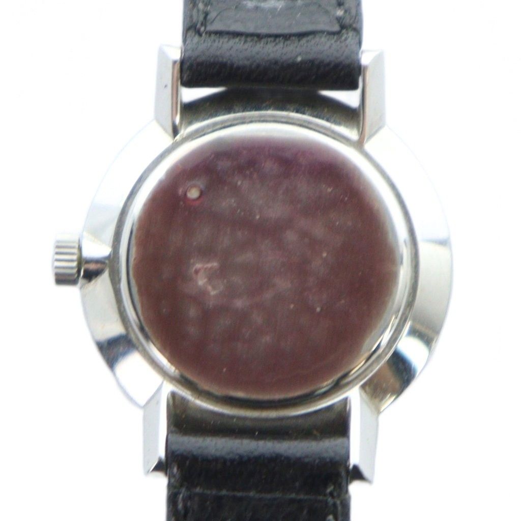 オメガ OMEGA Geneve ジュネーブ 腕時計 ヴィンテージ アンティーク ウォッチ 手巻き ラウンド レザーベルト シルバー色 GY 18 |MQ