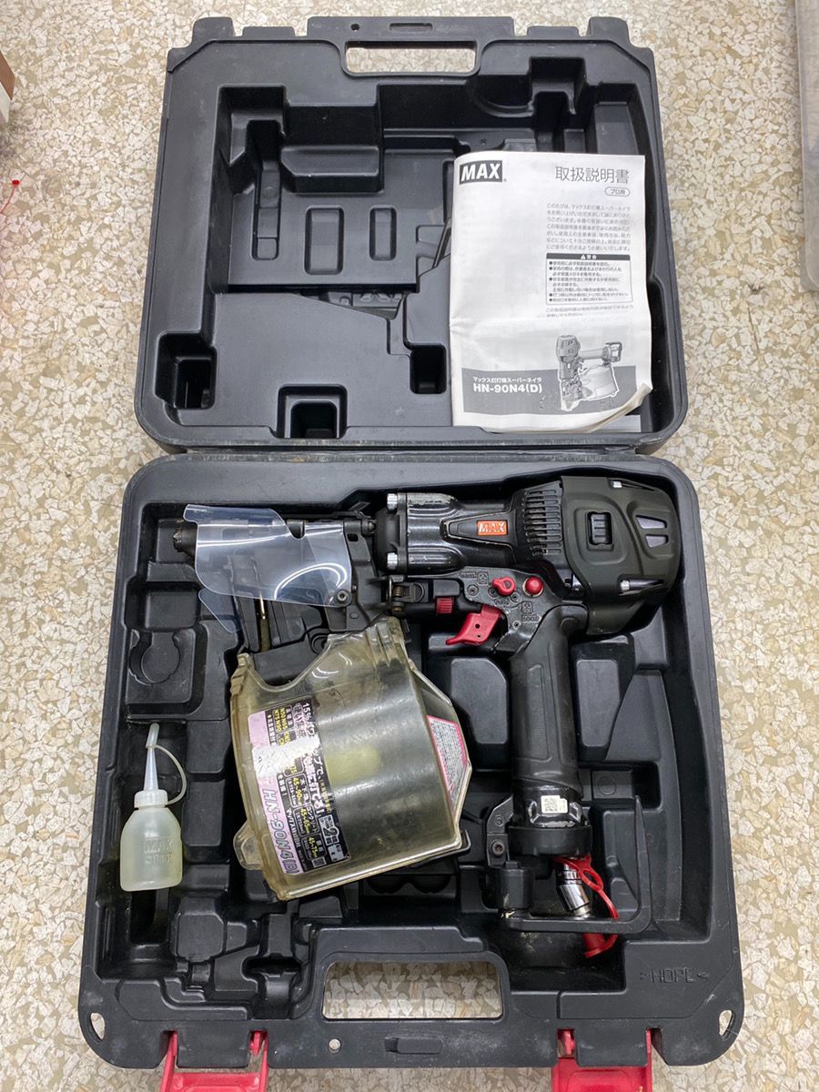 MAX HN 90 N 4 高圧釘打ち機 スーパーネイラ