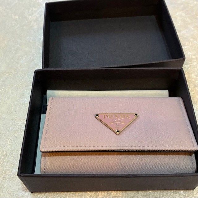 プラダ PRADA テスート TESSUTO LILLA M 222 キーケース