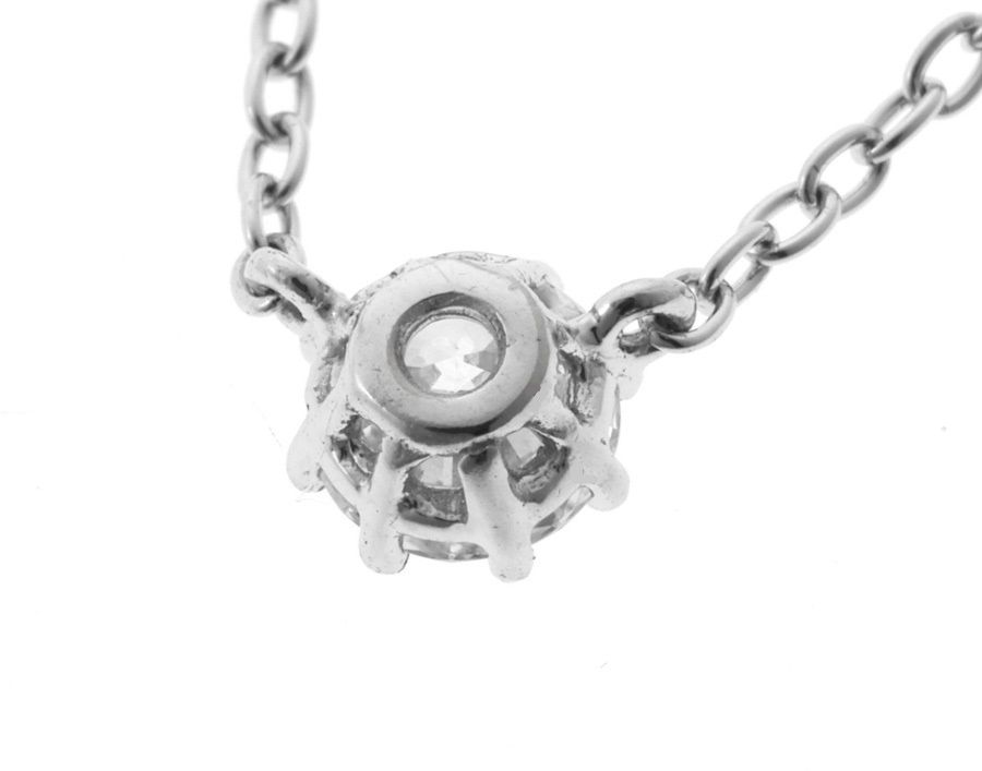 アーカー / AHKAH ソルティアラウンド ネックレス K18WG ダイヤモンド