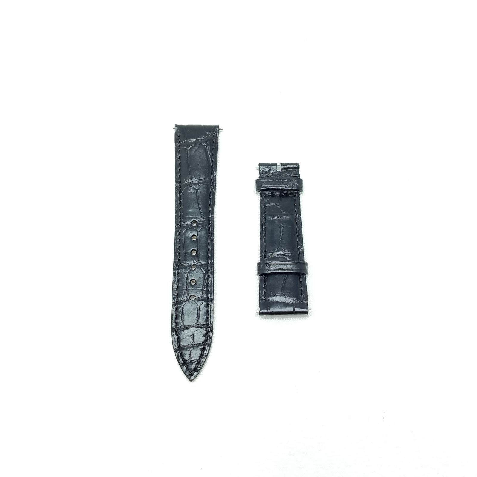 ジャガールクルト純正 時計ベルト アリゲーター ブラック ✨️JAEGER-LECOULTRE✨️ ジャガールクルト 替えベルト 時計ベルト