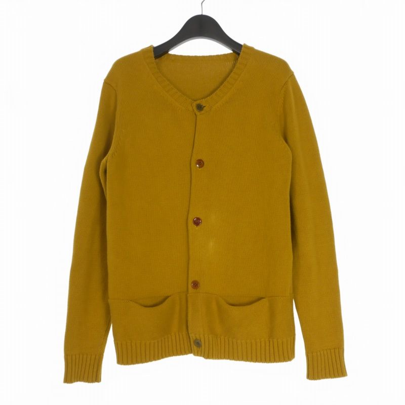 アンダーカバー 13 AW クルーネックカーディガン コットン 長袖 3 マスタード J 4904
