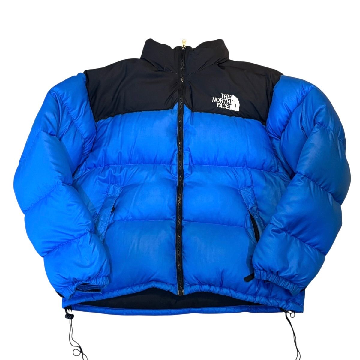 00 s THE NORTH FACE NUPTSE Down Jacket ザ ノースフェイス ヌプシ ダウンジャケット L Blue 古着